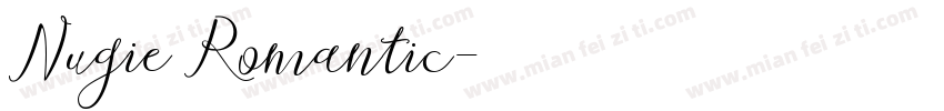 Nugie Romantic字体转换